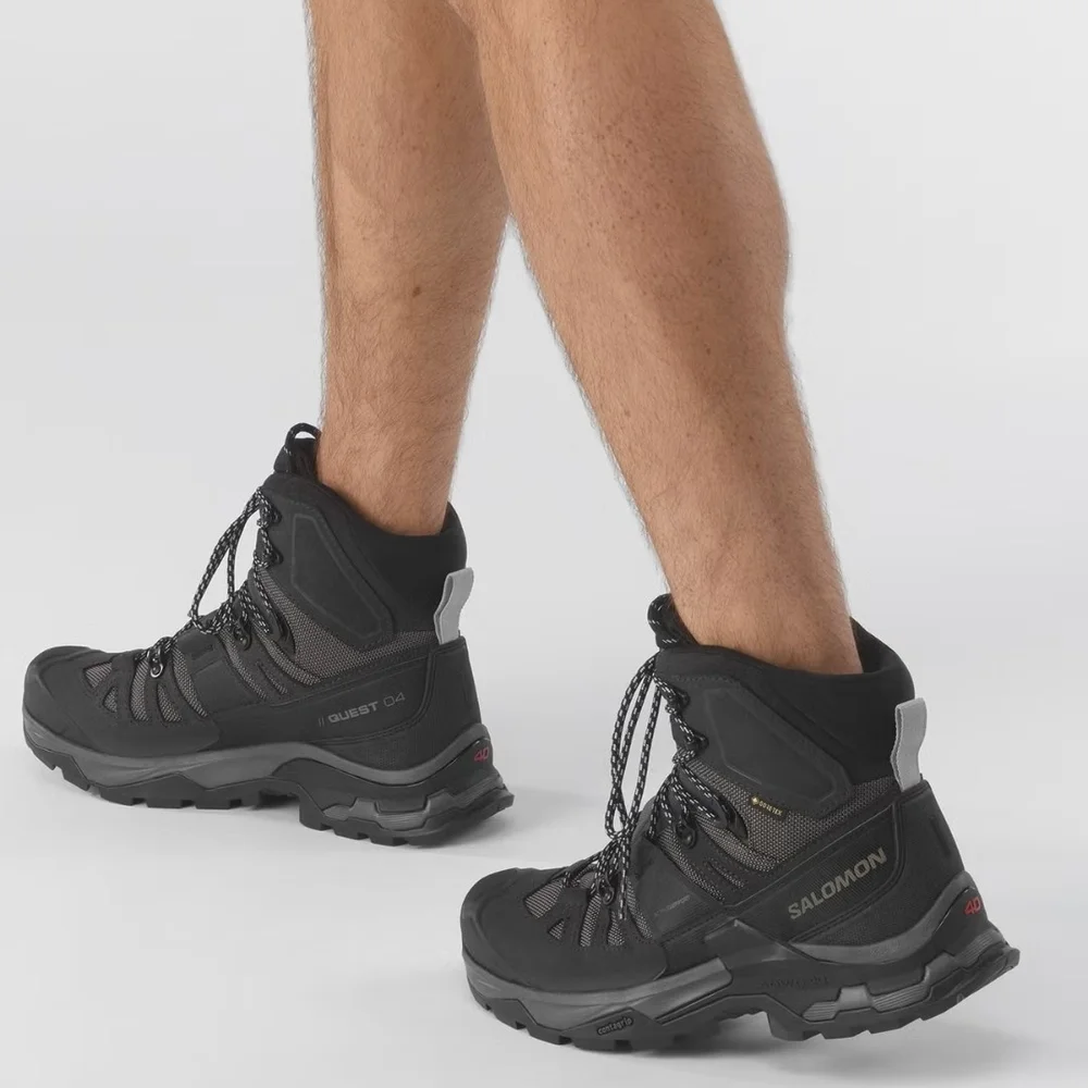 Salomon Quest 4 Gore-Tex Magnet/Black/Quarry Mens Contagrip Size 11 - Picture 4 of 8